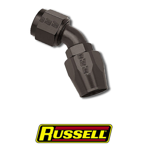 Russell 610115 -10AN 45 degree swivel - Derpy Products