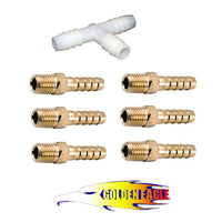 Golden Eagle Brass Barb Adapter Kit - Derpy Products